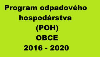 POH, oneskorenie, spracovanie POH, program odpadového hospodárstva, spracovať POH, POH obce, Program pre obec